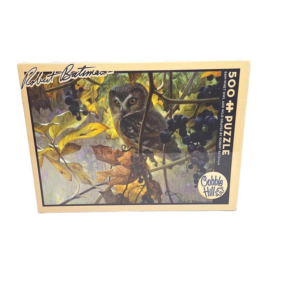 Cobble Hill Robert Batman 500 Piece Brand New Sealed Puzzle Saw-whet Owl